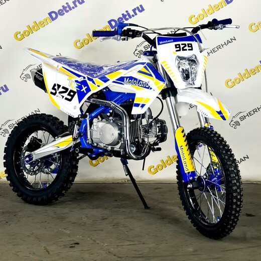 Питбайк Motoland TCX125 E 17/14 синий pitbikemarket.ru