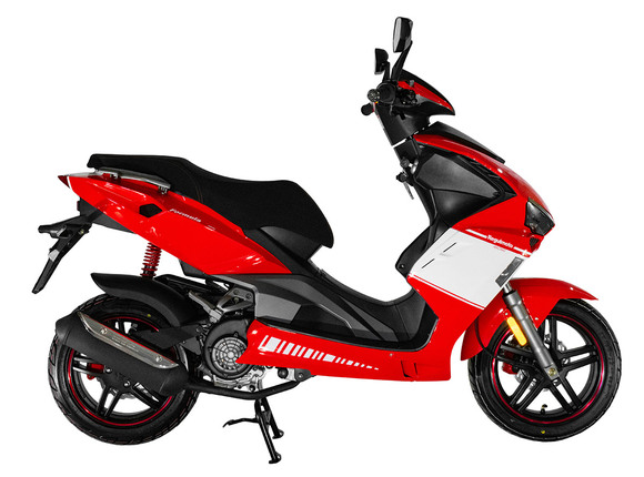 Скутер Regulmoto FORMULA 125 (LJ125T-8M), Красный/ белый pitbikemarket.ru
