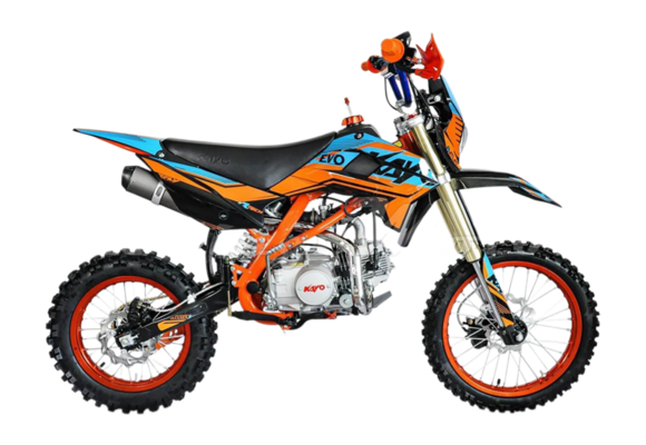 Питбайк KAYO EVOLUTION YX125EM 17/14 KRZ (механ. сцепл., эл. стартер) pitbikemarket.ru