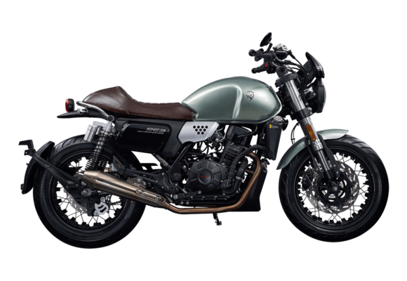 Мотоцикл CYCLONE RE3 (SR400) Зеленый (ПТС) pitbikemarket.ru