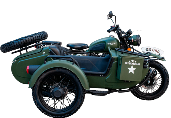 Мотоцикл с коляской GROZA DEFENDER 500 (4T EFI) ПТС pitbikemarket.ru
