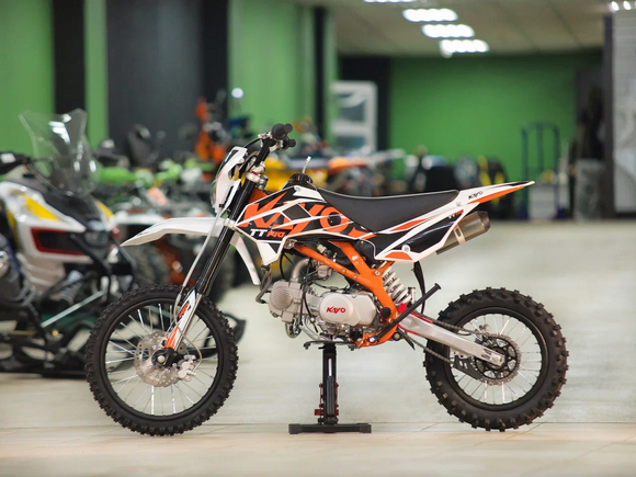 Питбайк KAYO BASIC TT140 17/14 KRZ (механ. сцепл., кикстартер) pitbikemarket.ru