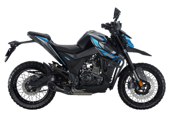Мотоцикл ZONTES ZT200-U1 (4T ZT163ML EFI) 17/17 черный/синий pitbikemarket.ru