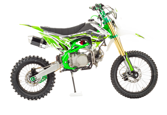 Питбайк Motoland APEX140 Зеленый pitbikemarket.ru